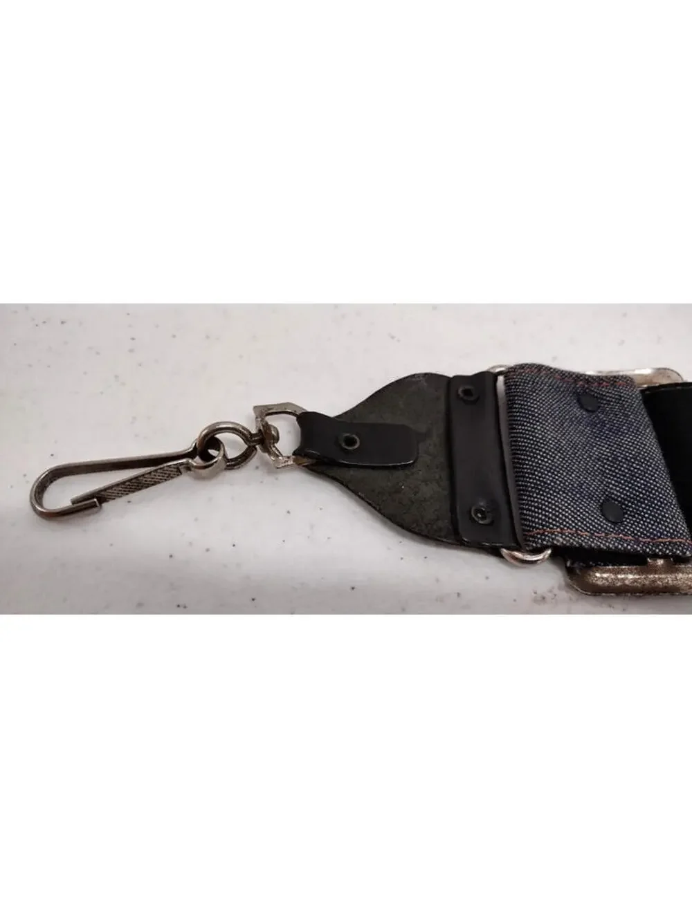 Vintage 60s 70s Denim CAMERA CADDY STRAP BELT OLD SCHOOL Ambico INC. Lynbrook NY